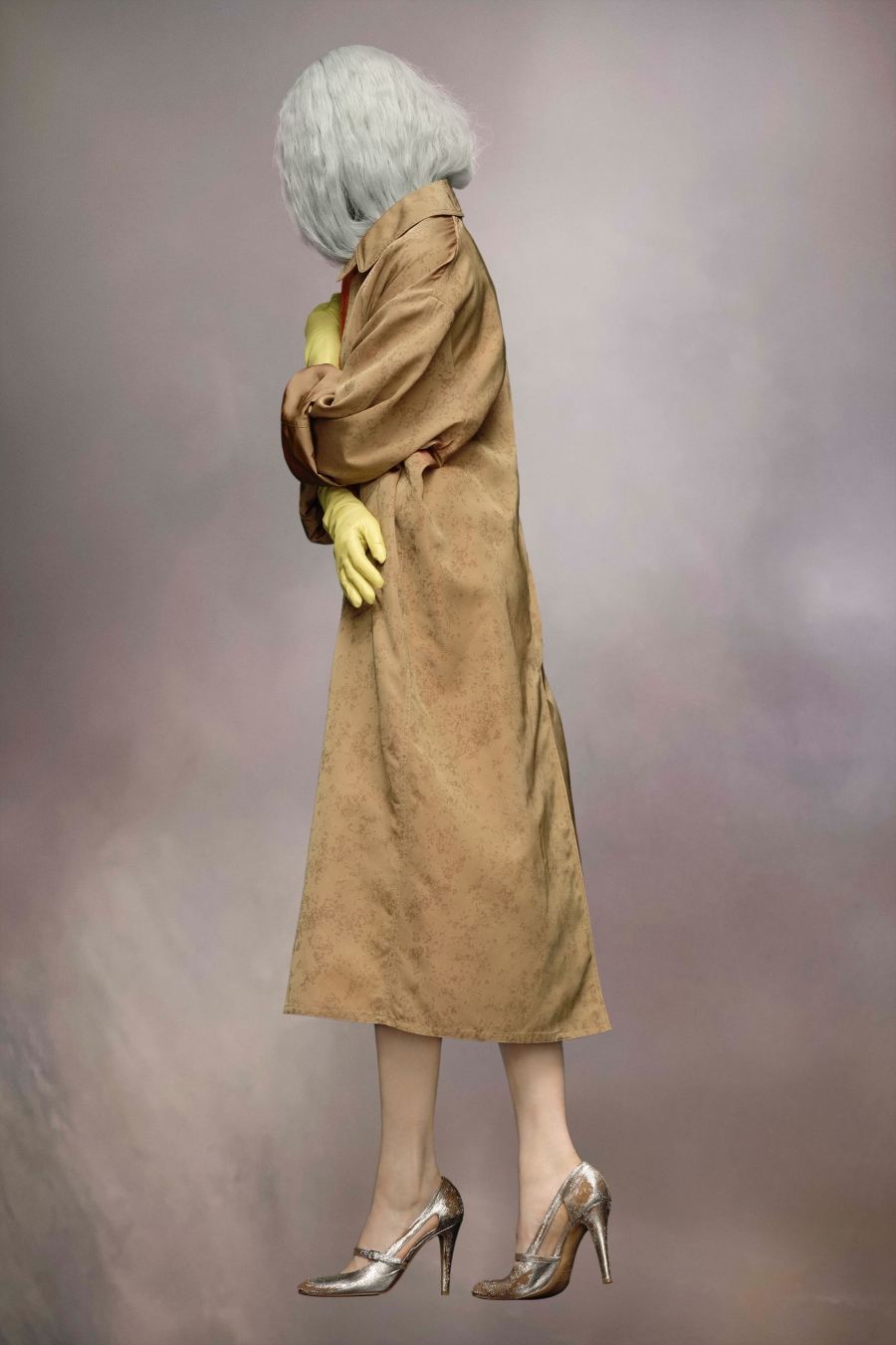 Abrigos Maison Margiela Algodon Faille Trench Mujer Marrom | 872194BRI