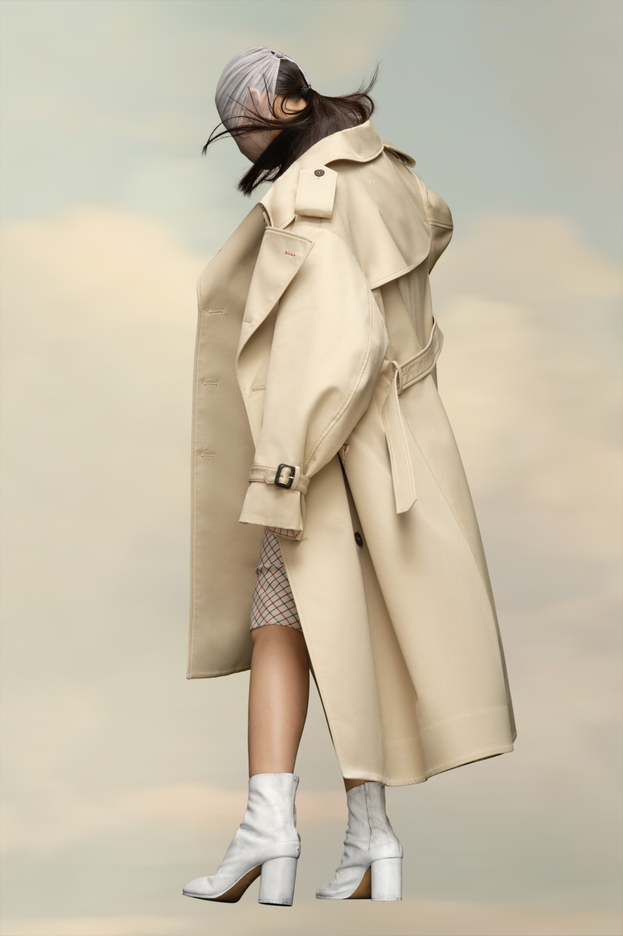 Abrigos Maison Margiela Algodon Trench Mujer Marrom | 903271KSZ