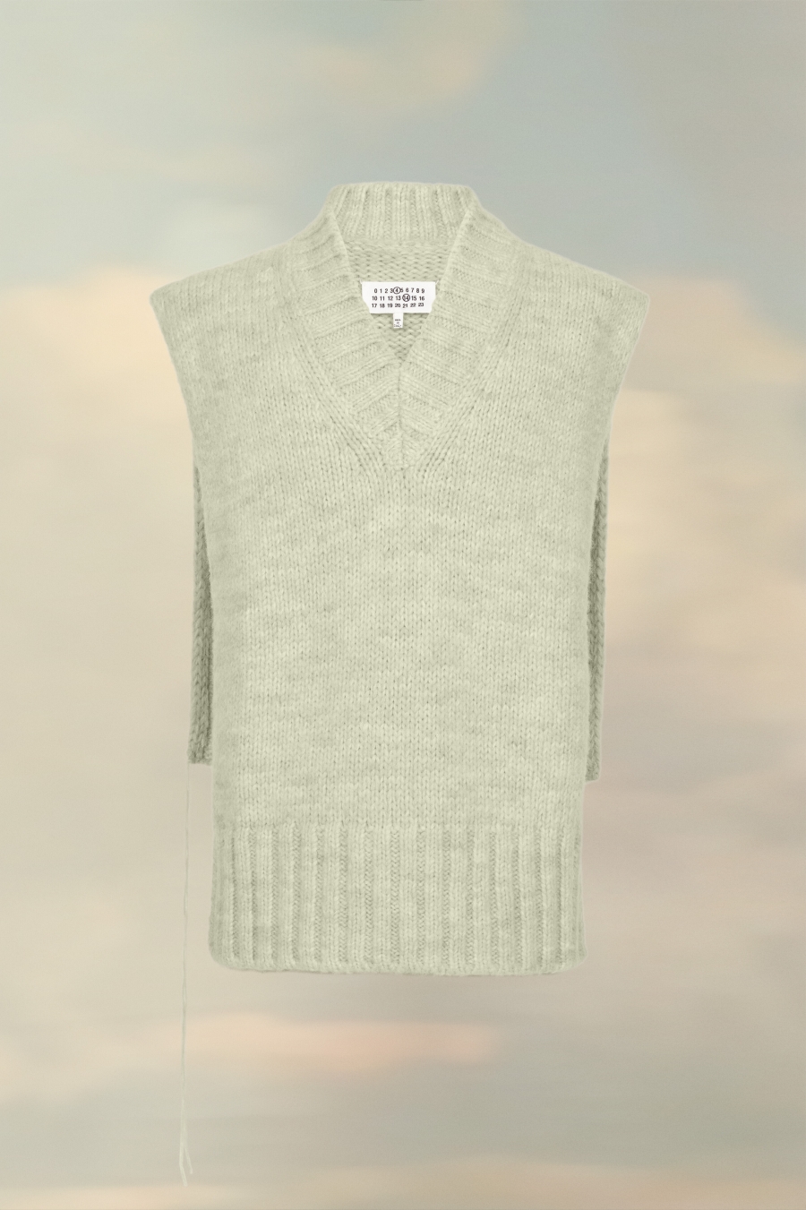 Accesorios Maison Margiela Botanical Dye Knit Vest Hombre Marrom Claro | 429318CNY