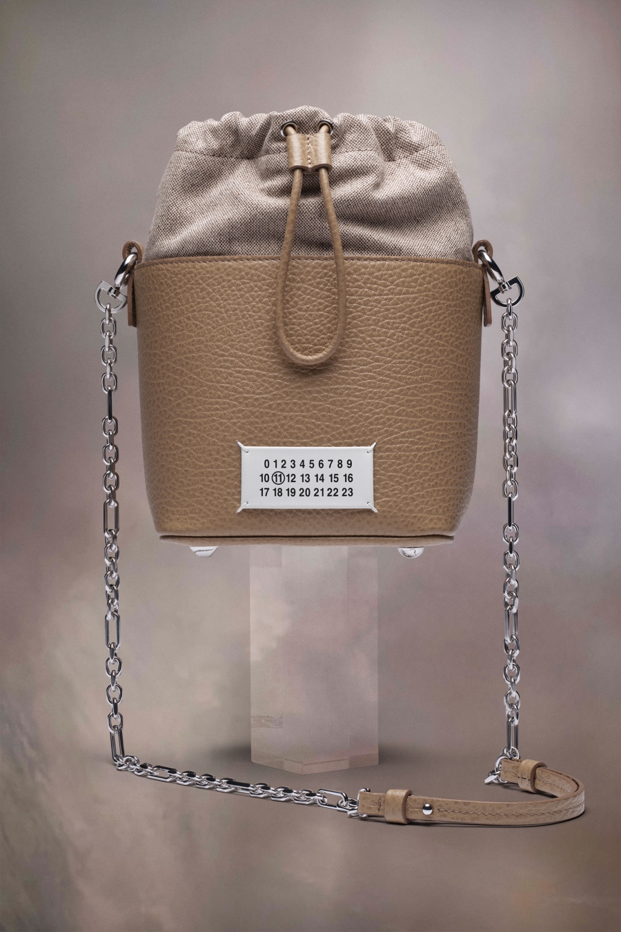 Bolsa De Hombro Maison Margiela 5ac Bucket Small Mujer Blancos | 148597UGV