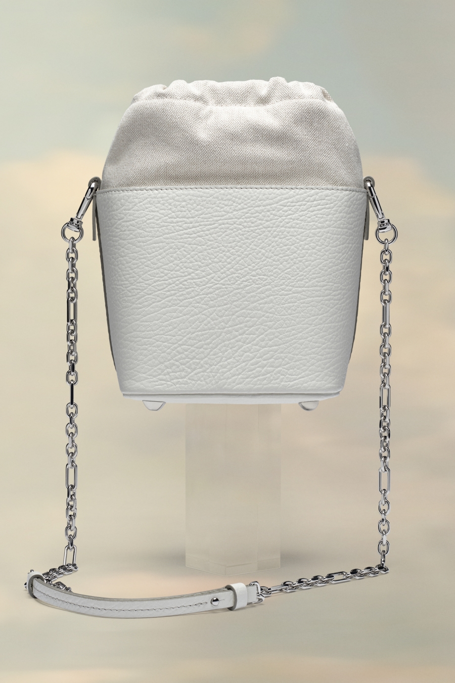 Bolsa De Hombro Maison Margiela 5ac Bucket Small Mujer Blancos | 263890GOH