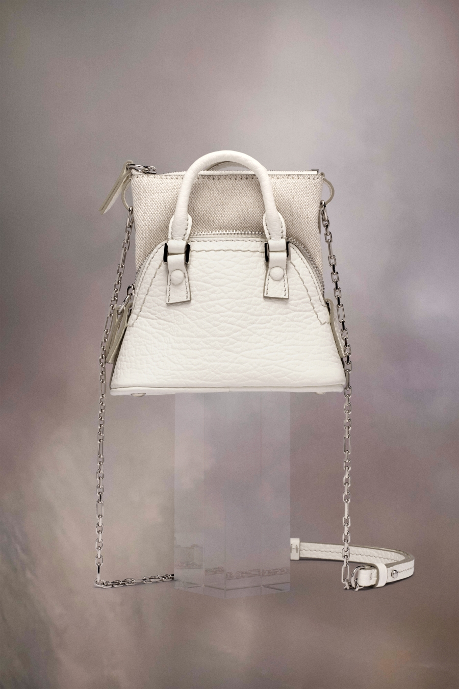 Bolsa De Hombro Maison Margiela 5ac Classique Baby Mujer Blancos | 715940SWN