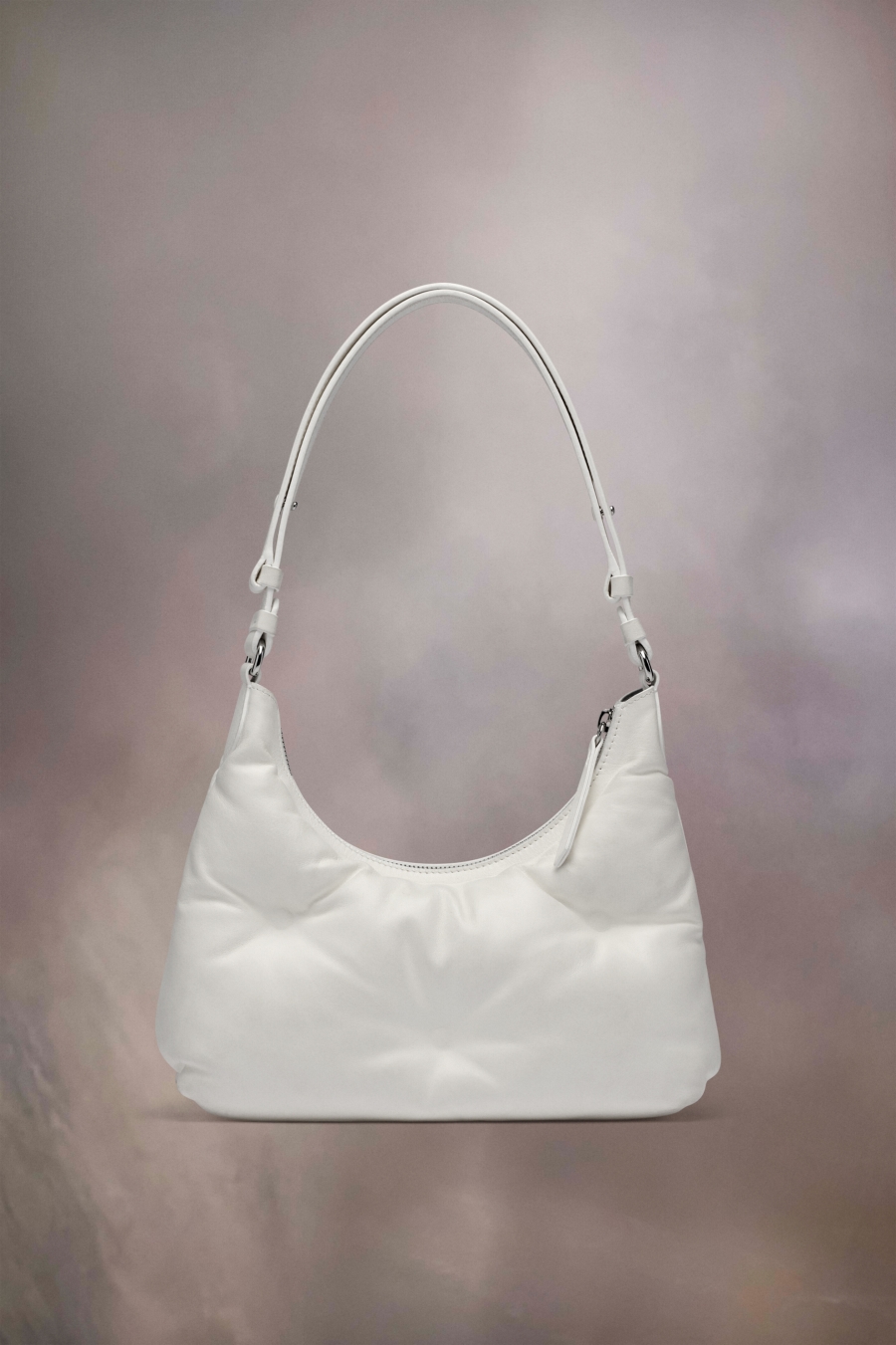 Bolsa De Hombro Maison Margiela Glam Slam Hobo Small Mujer Blancos | 081937UCE