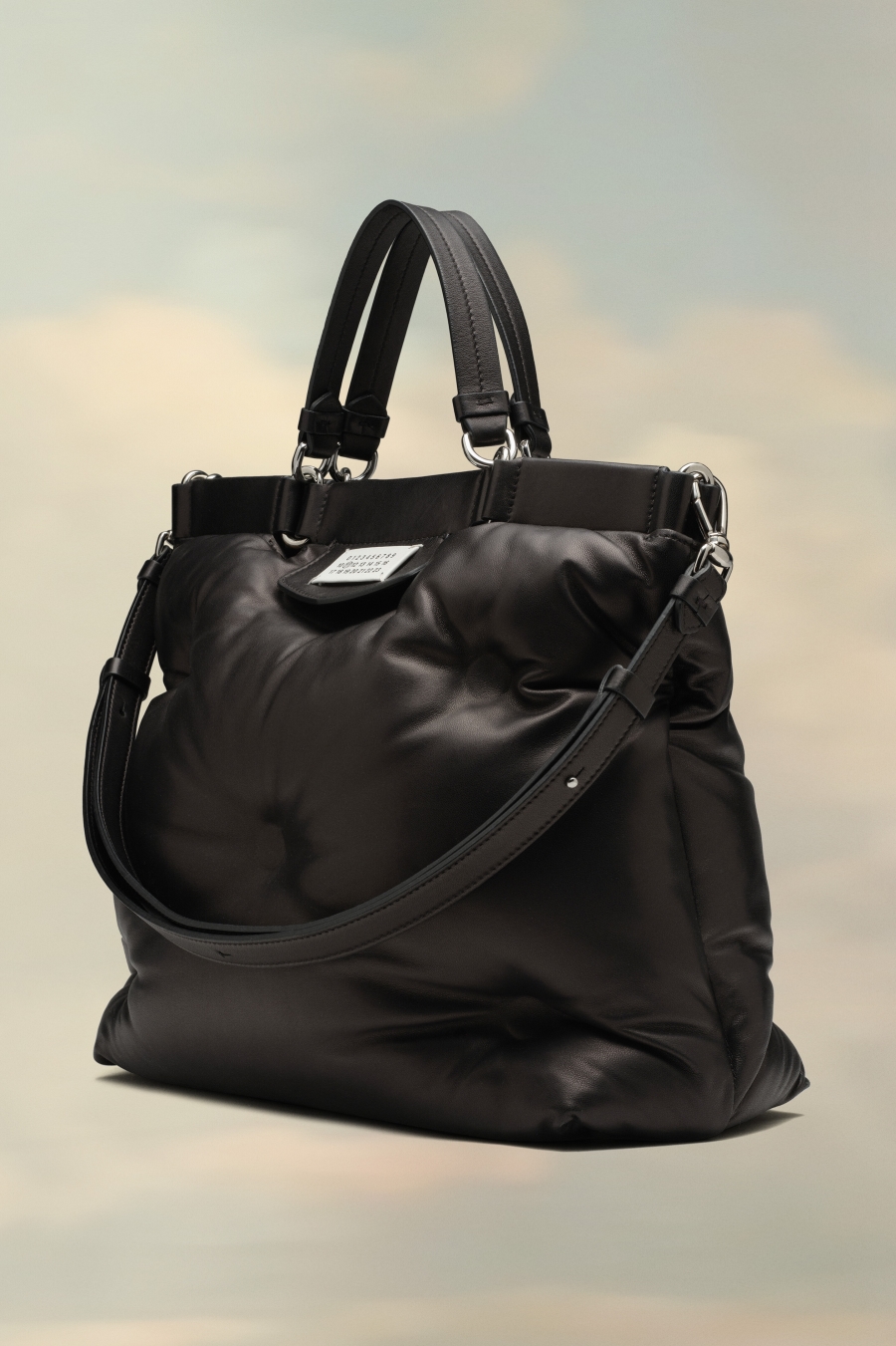 Bolsa De Hombro Maison Margiela Glam Slam Shopping Medium Mujer Grises | 428693KTE