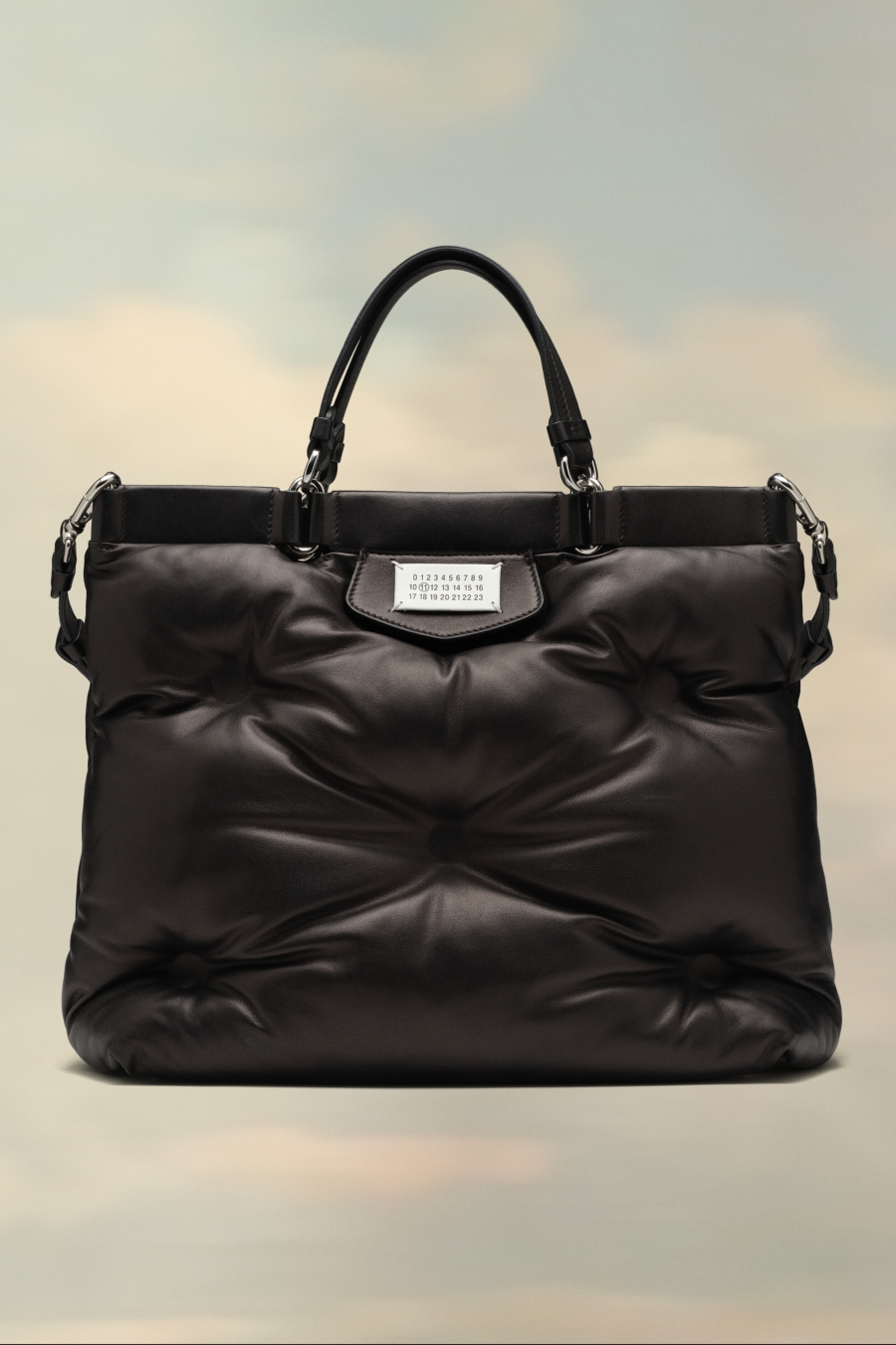 Bolsa De Hombro Maison Margiela Glam Slam Shopping Medium Mujer Grises | 428693KTE