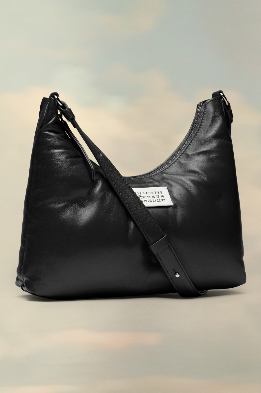 Bolsa De Hombro Maison Margiela Glam Slam Hobo Small Mujer Blancos | 583401LZU