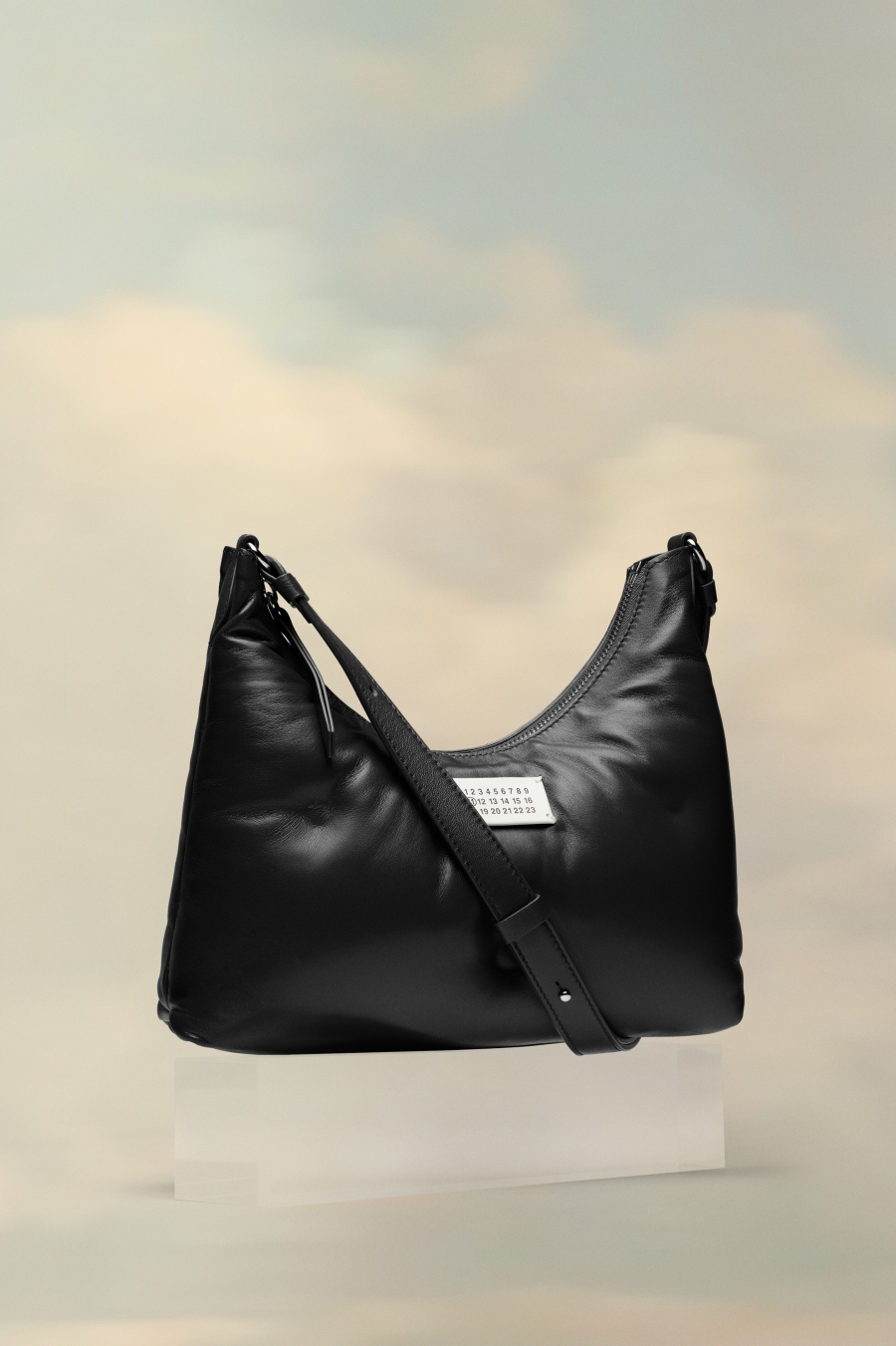 Bolsa De Hombro Maison Margiela Glam Slam Hobo Small Mujer Blancos | 583401LZU