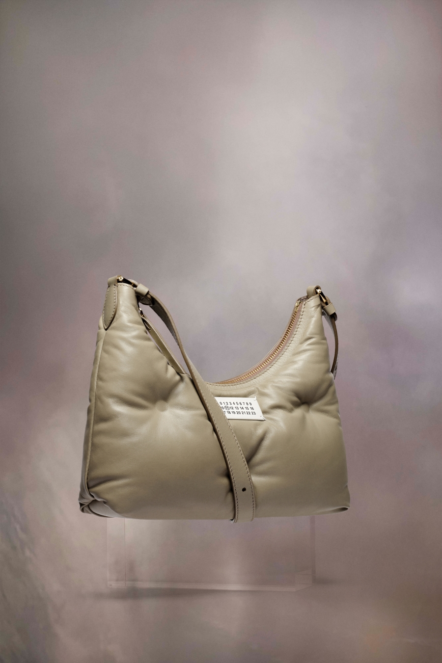 Bolsa De Hombro Maison Margiela Glam Slam Hobo Small Mujer Blancos | 645280RIA