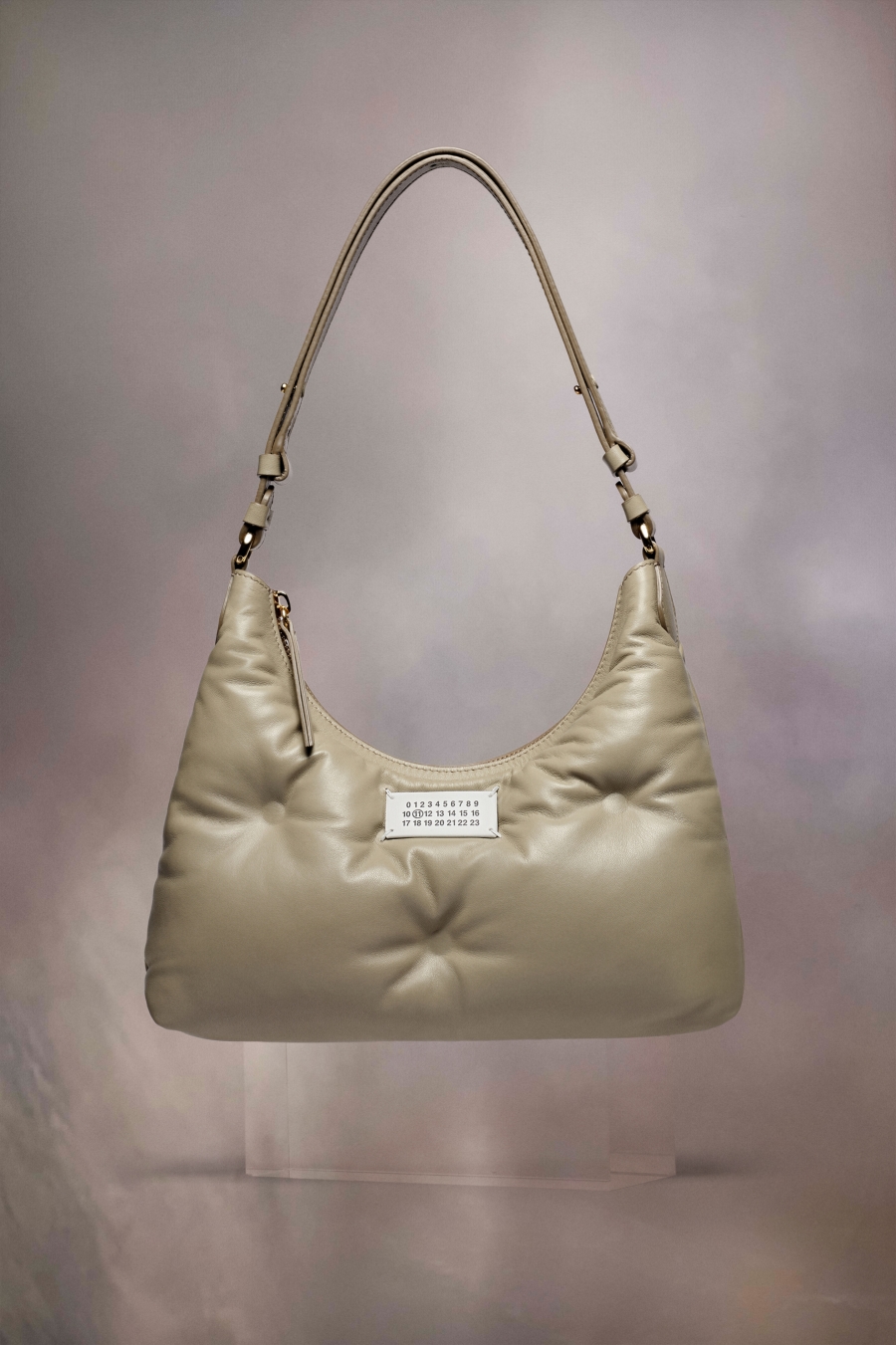 Bolsa De Hombro Maison Margiela Glam Slam Hobo Small Mujer Blancos | 645280RIA