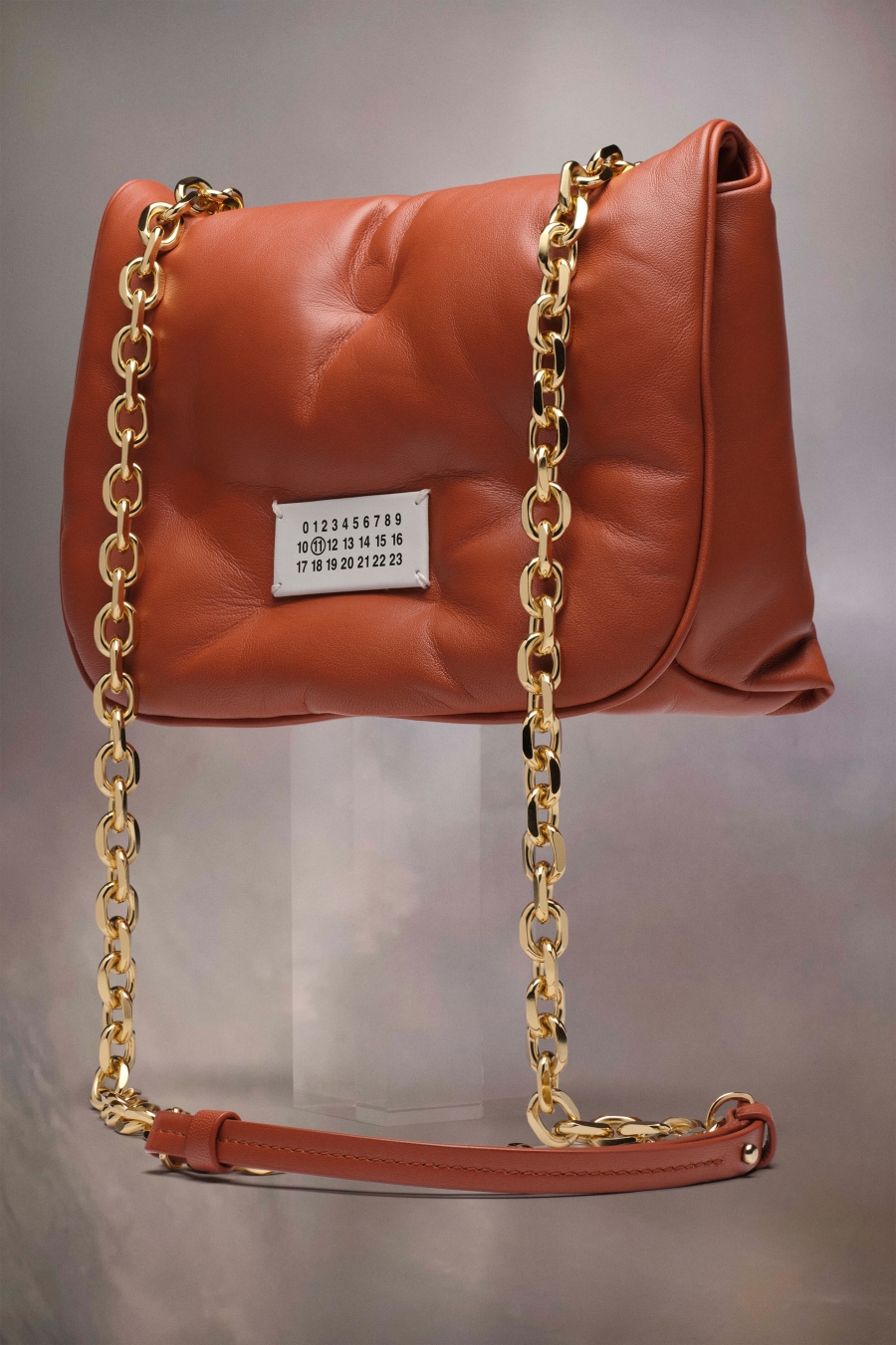 Bolsa De Hombro Maison Margiela Glam Slam Flap Small Mujer Marrom Claro | 736248BXV