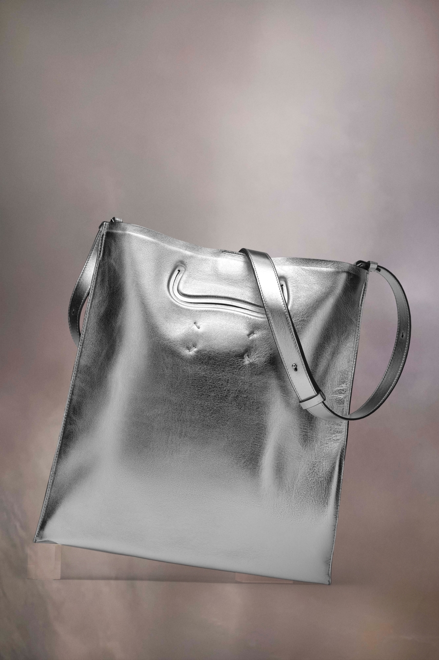 Bolsa De Hombro Maison Margiela Tabi Planos Tote Hombre Plateados | 172845QSI