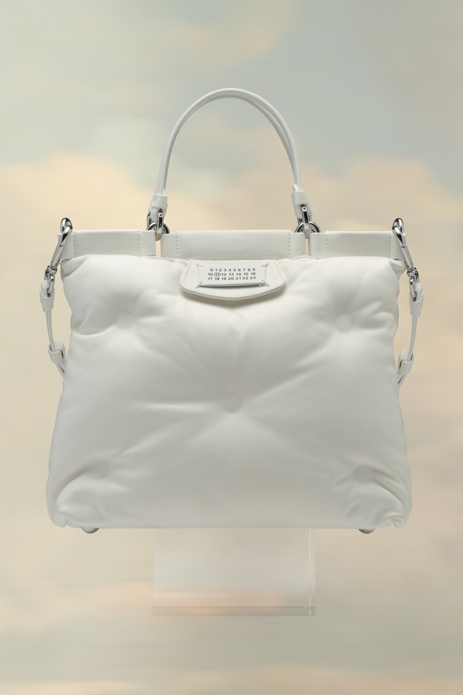 Bolsas De Mano Maison Margiela Glam Slam Shopping Small Mujer Blancos | 905281FJO