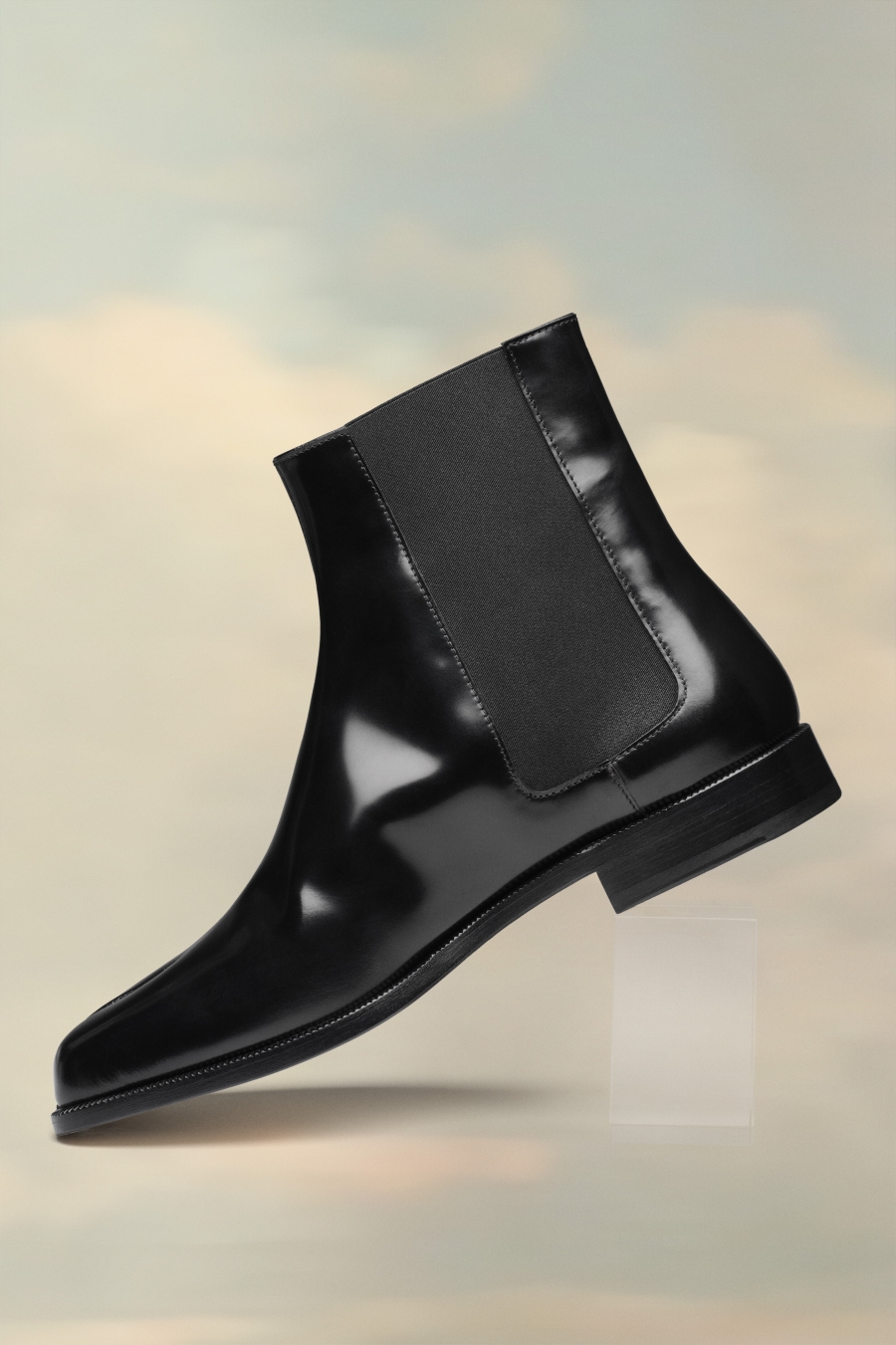 Botas Maison Margiela Tabi Chelsea Hombre Negros | 486531QUO