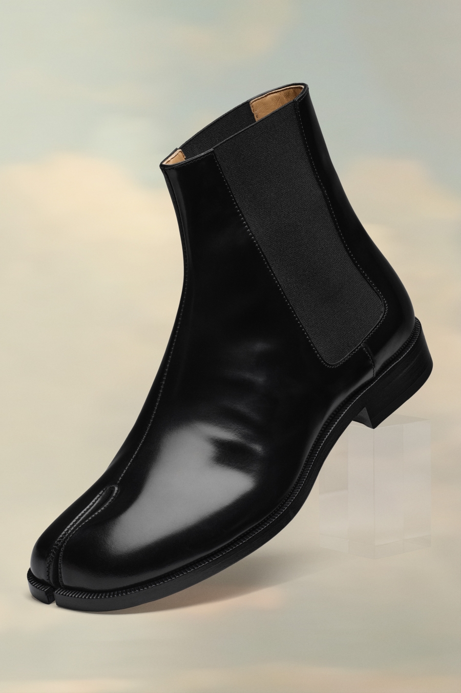 Botas Maison Margiela Tabi Chelsea Hombre Negros | 486531QUO