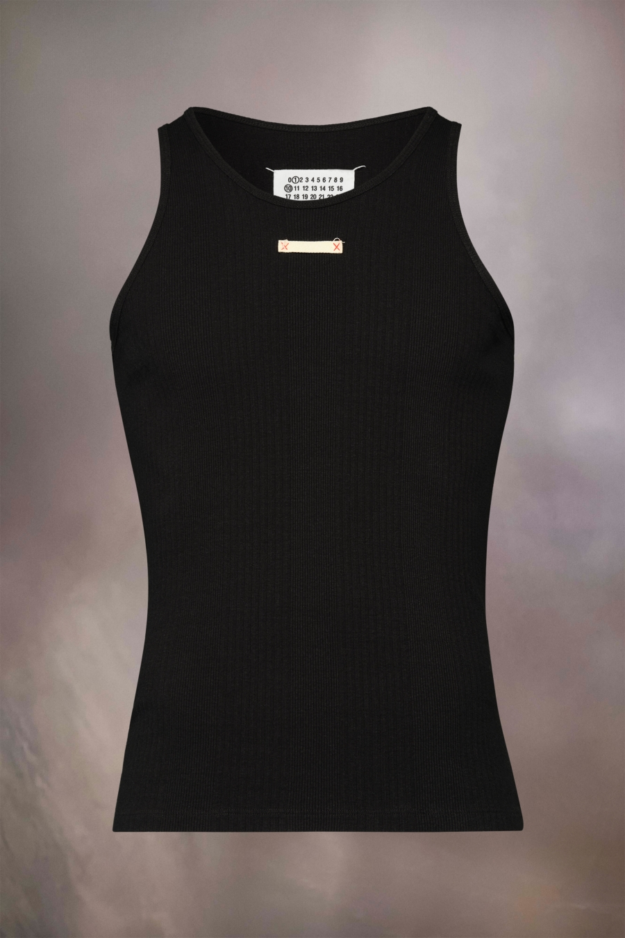 Camiseta Maison Margiela Fancy Rib Tank Mujer Ecru | 564201JAX