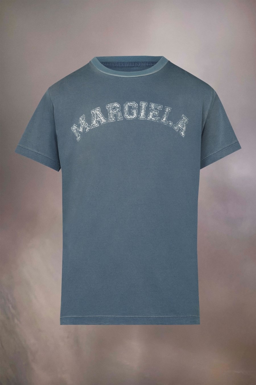 Camiseta Maison Margiela Logo Algodon Jersey T-shirt Mujer Azules | 069278JEY