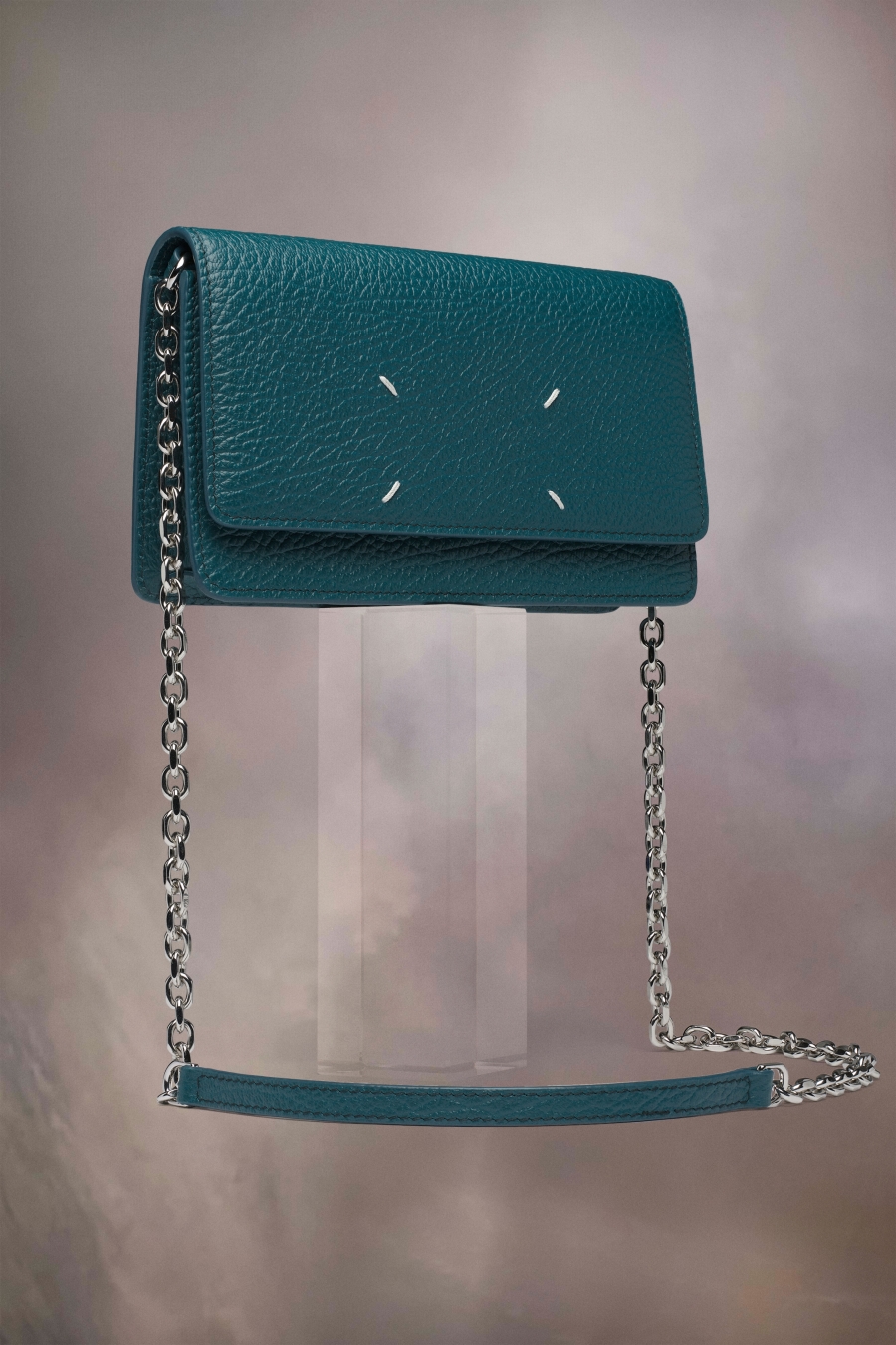 Carteras Maison Margiela Four Stitches Chain Mujer Azules | 368502UGY