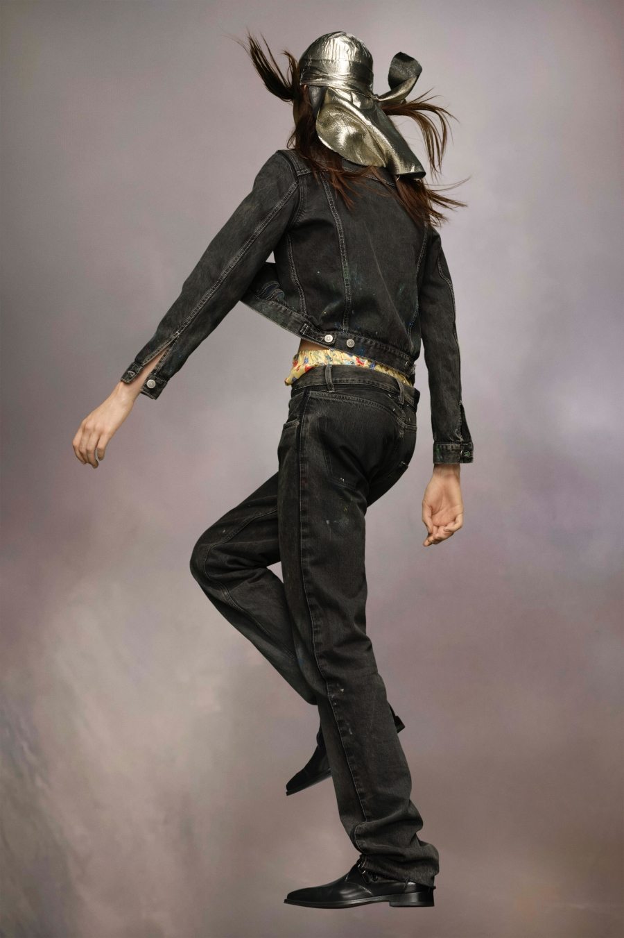 Jeans Maison Margiela Paint Hombre Negros | 379051NRI