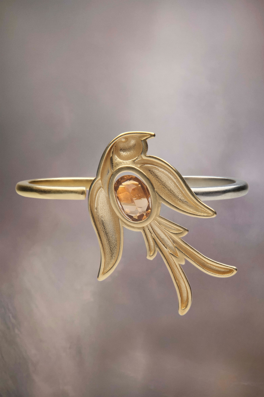 Joyería Maison Margiela Bird Ring Hombre Palladium | 271983UKA