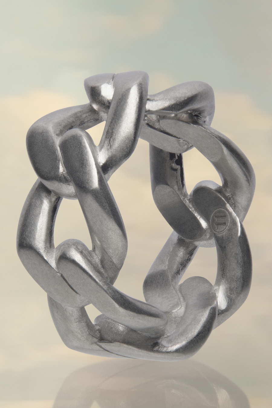 Joyería Maison Margiela Chain Ring Mujer Amarillos | 986207TOD