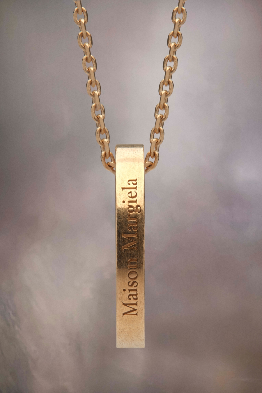 Joyería Maison Margiela Logo Ring Necklace Mujer Palladium | 964503GOC