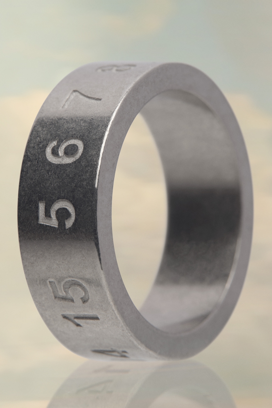 Joyería Maison Margiela Numerical Ring Hombre Amarillos | 825437UCI