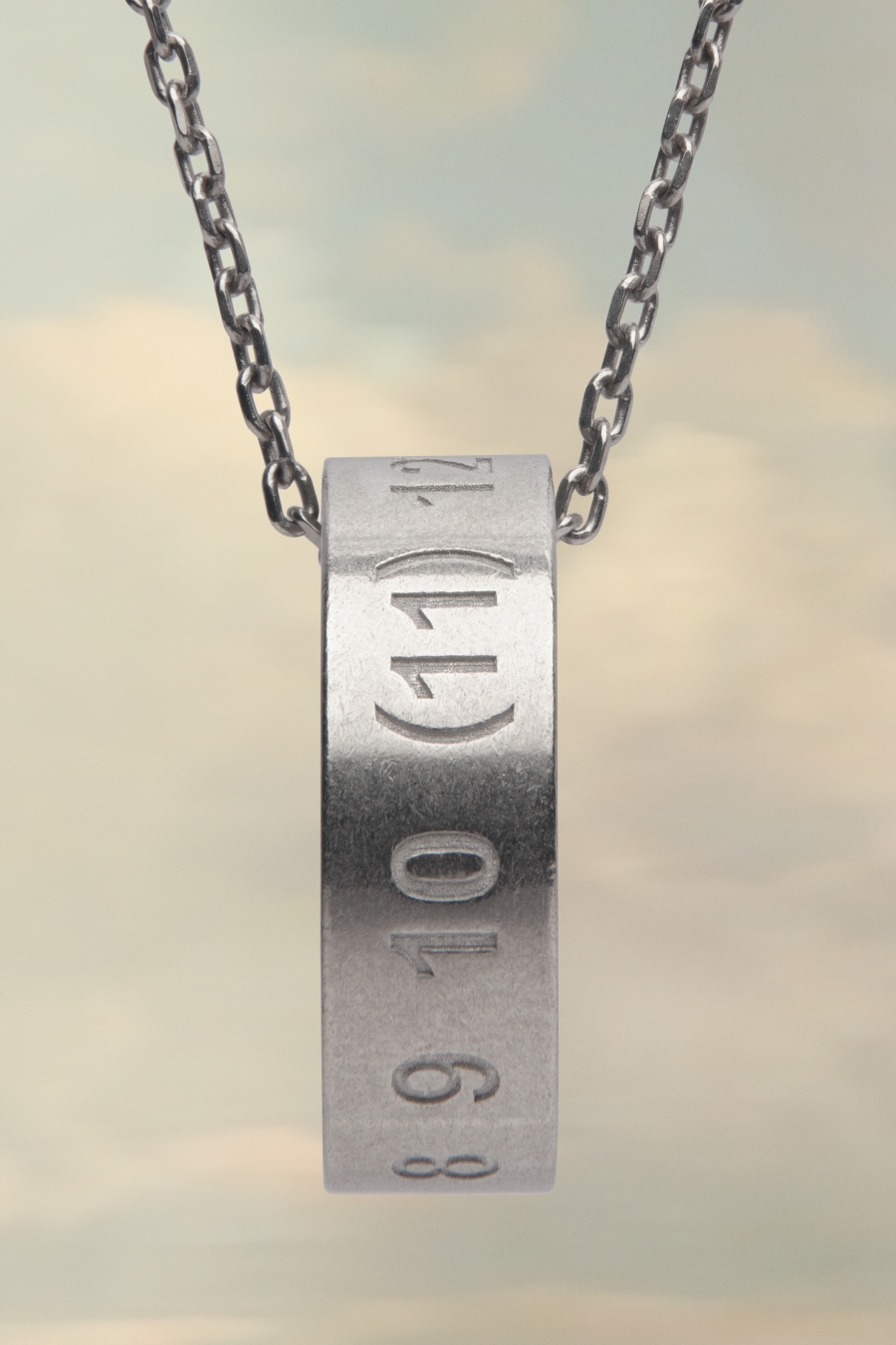 Joyería Maison Margiela Numerical Ring Necklace Mujer Amarillos | 295687UMF