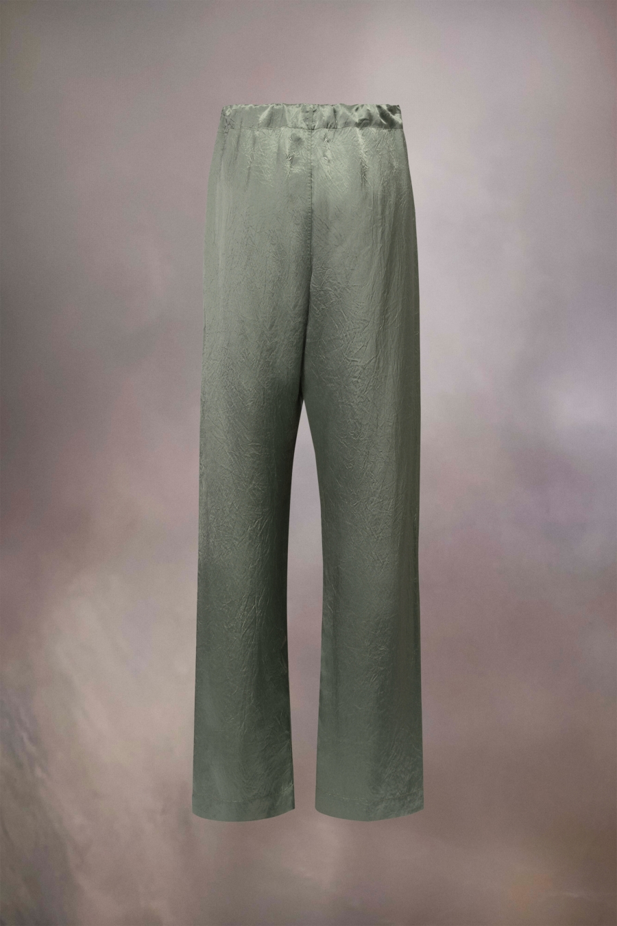 Pantalones Maison Margiela Satin Hombre Verde Oliva | 752830MZB