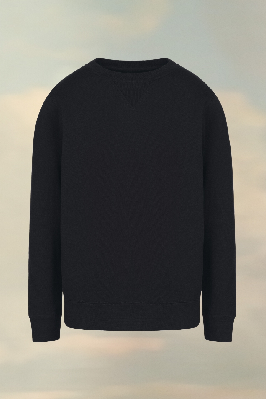 Sweatshirtss Maison Margiela Crewneck Algodon Hombre Negros | 986325LFS