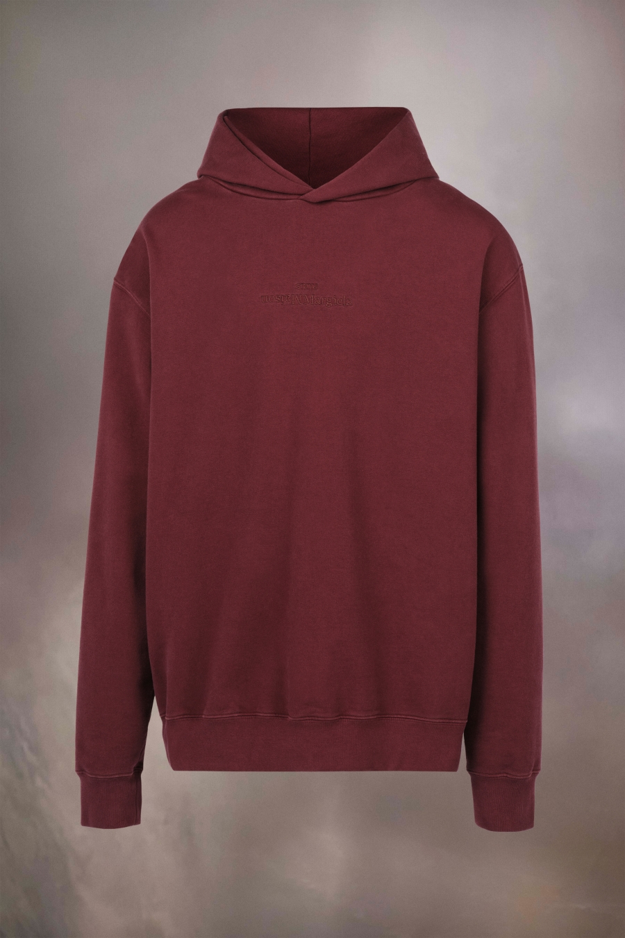 Sweatshirtss Maison Margiela Logo Encapuchado Hombre Vino | 792143YEW