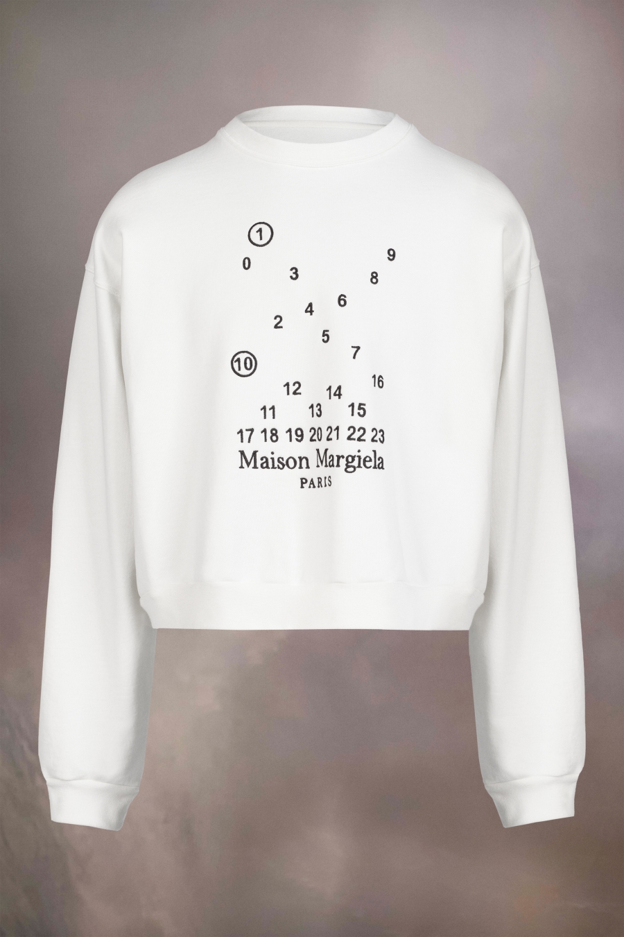 Sweatshirtss Maison Margiela Logo Mujer Blancos | 591374JMY