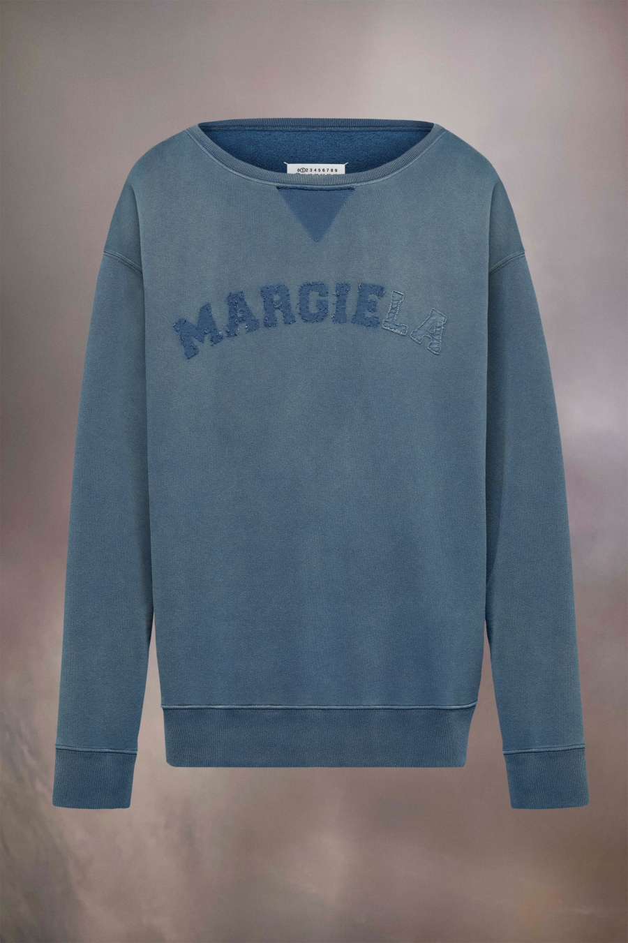 Sweatshirtss Maison Margiela Logo Organic Algodon Mujer Azules | 214987MJR