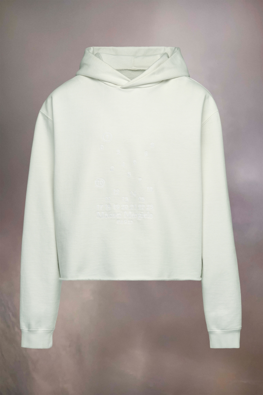 Sweatshirtss Maison Margiela Numeric Logo Hoodie Hombre Blancos | 783091OEF