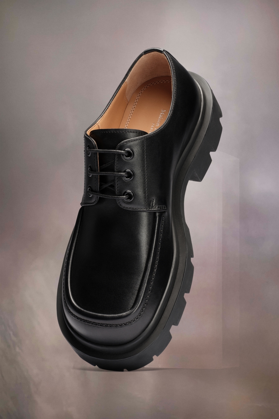 Tenis Planos Maison Margiela Ivy Derbies Hombre Negros | 845913LBQ