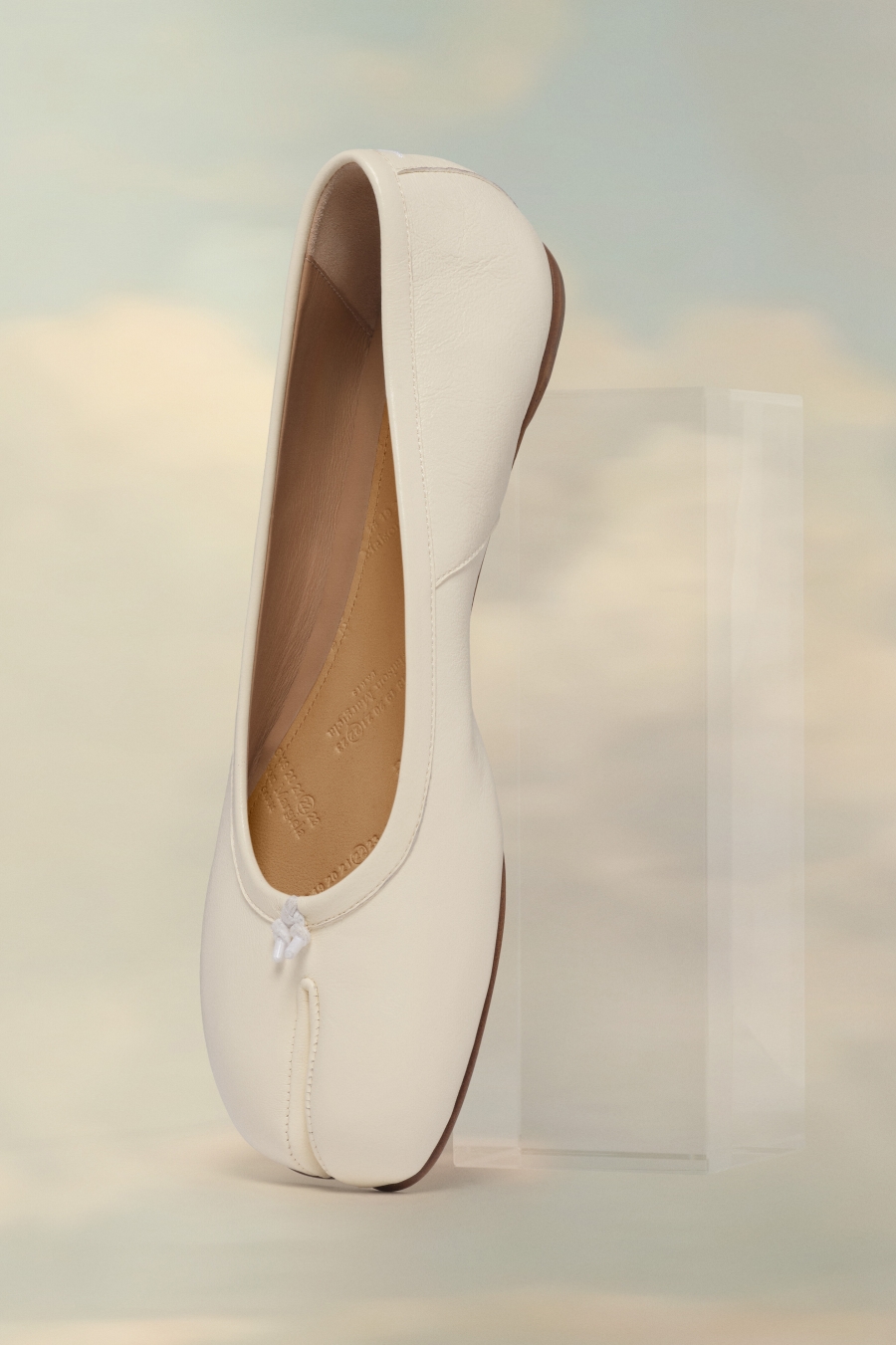 Tenis Planos Maison Margiela Tabi Ballerinas Mujer Blancos | 165489OFM