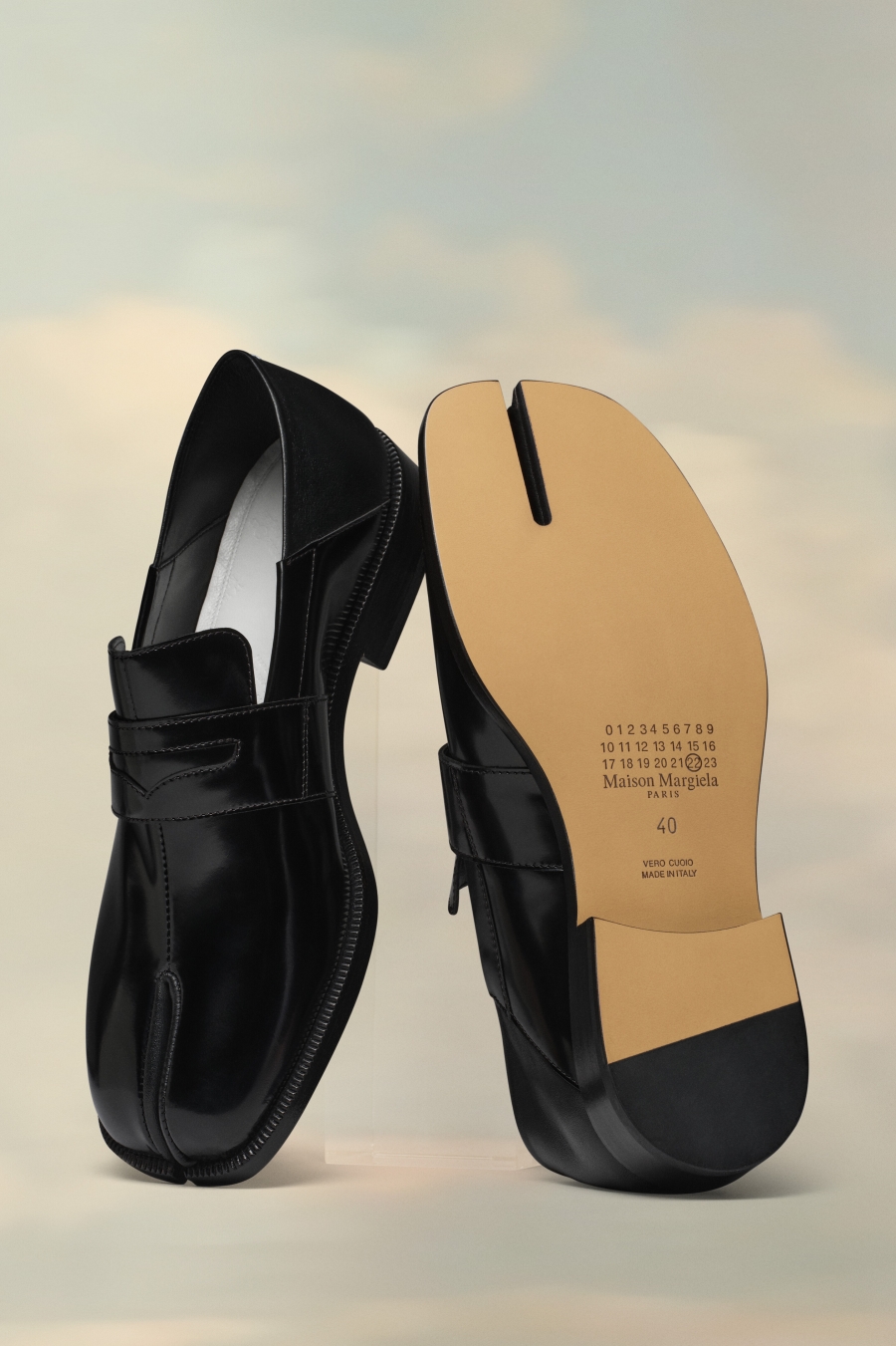 Tenis Planos Maison Margiela Tabi Loafers Mujer Negros | 968175BTO