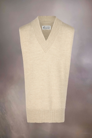 Accesorios Maison Margiela Alpaca Tabard Mujer Marrom | 613054HRB