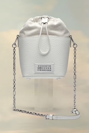 Bolsa De Hombro Maison Margiela 5ac Bucket Small Mujer Blancos | 263890GOH