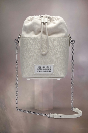 Bolsa De Hombro Maison Margiela 5ac Bucket Small Mujer Blancos | 874659PXH