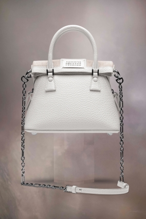 Bolsa De Hombro Maison Margiela 5ac Classique Micro Mujer Blancos | 692350WKR