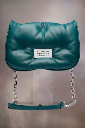 Bolsa De Hombro Maison Margiela Glam Slam Flap Small Mujer Verdes | 264980PCU