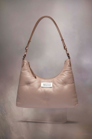 Bolsa De Hombro Maison Margiela Glam Slam Hobo Small Mujer Blancos | 579682LIH