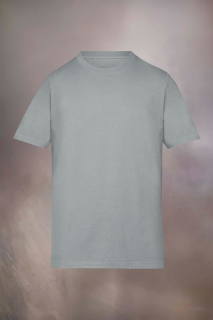 Camiseta Maison Margiela Organic Algodon T-shirt Hombre Azules | 108647AEJ