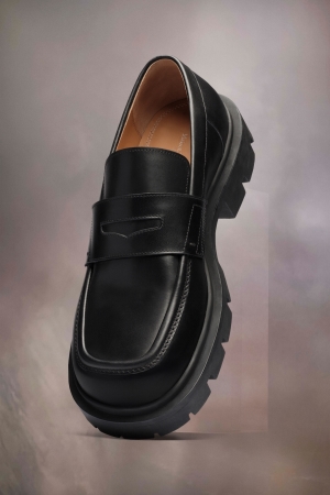 Tenis Planos Maison Margiela Ivy Loafers Hombre Negros | 512738KOJ